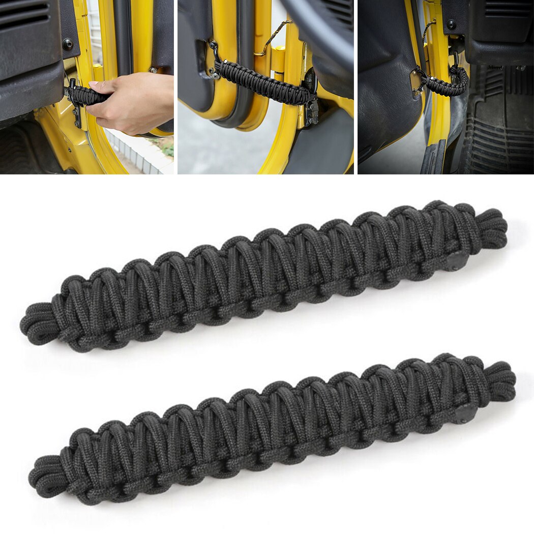 2 Stuks Set Deur Limiet Band Auto Touw Voor Jeep Wrangler Yj Cj Tj Jk Nuttig Duurzaam