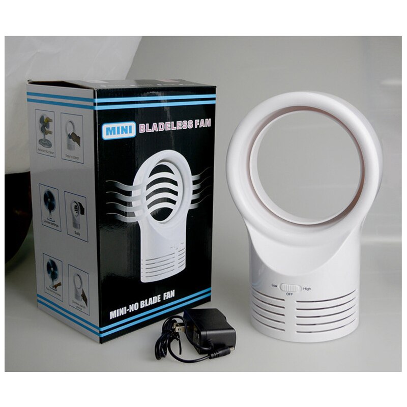 Mini USB Ventilator Voor Office Home Elektrische Laptop Ventilator Met Dubbele Side Bladeless Bureau Ventilator Bladen Abanico Draagbare Computer PC fan