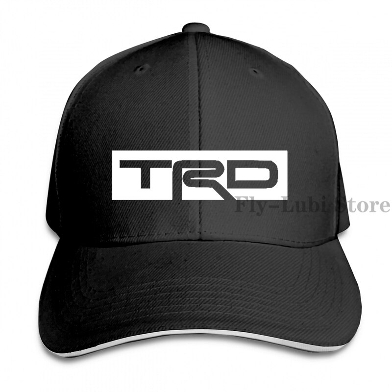 Logotipo Trd gorra de béisbol de las mujeres de los hombres sombreros de camionero de gorra ajustable: 1-Black