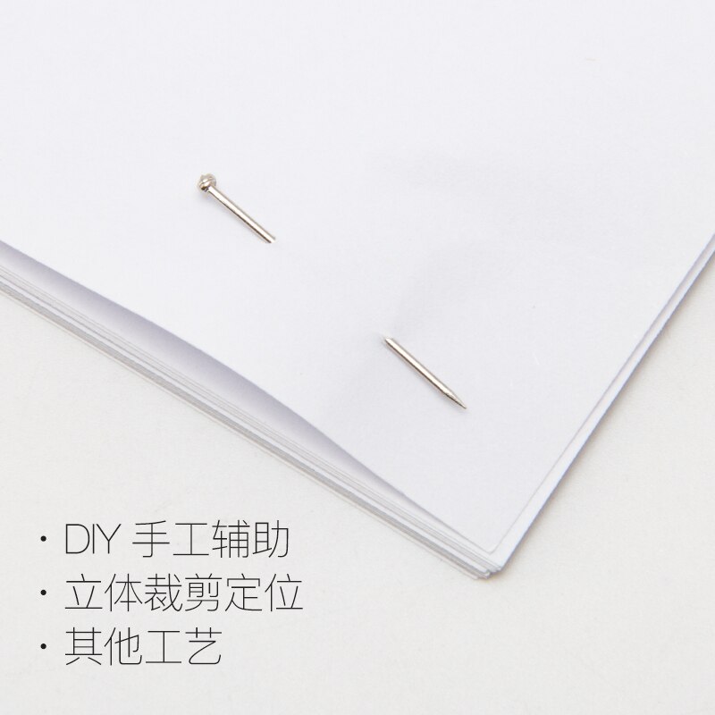 nickel-plated office standard pins metal Antirust 25mm straight pins office binding tools 50g/box