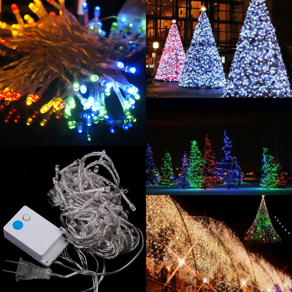 Outdoor christmas lights LED string lights 10M Decoracion fairy Light Lighting Tree Garland