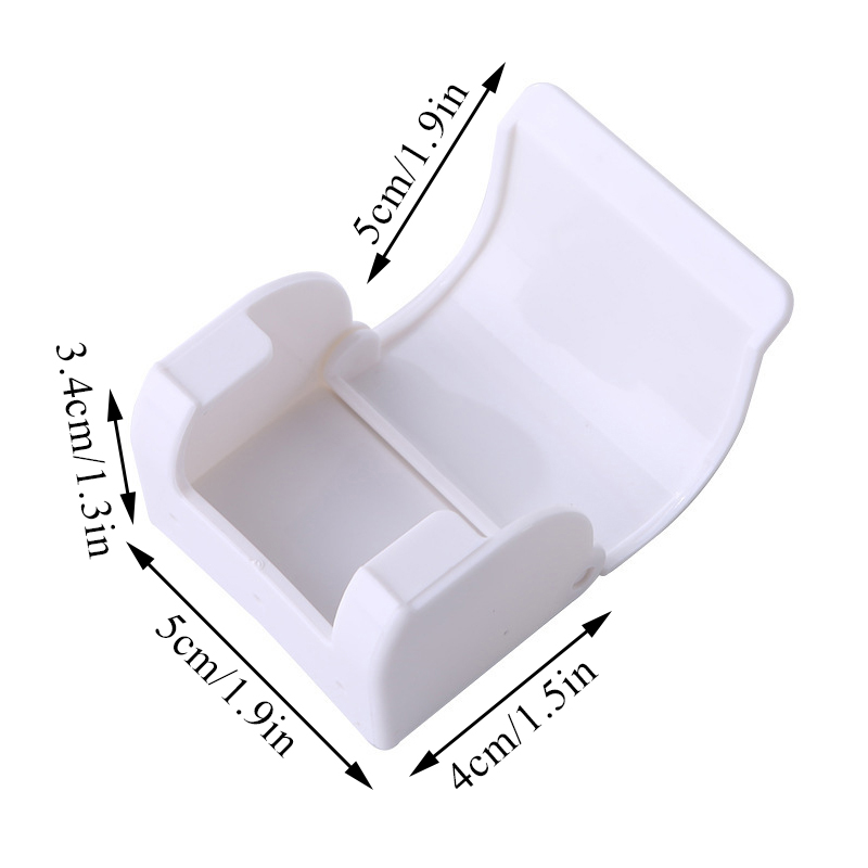 Mannen Scheermeshanger Scheerapparaat Houder Opslag Badkamer Accessoires Plastic Wit Gratis Punch HookWall Zuignap Borstel Mes Houder