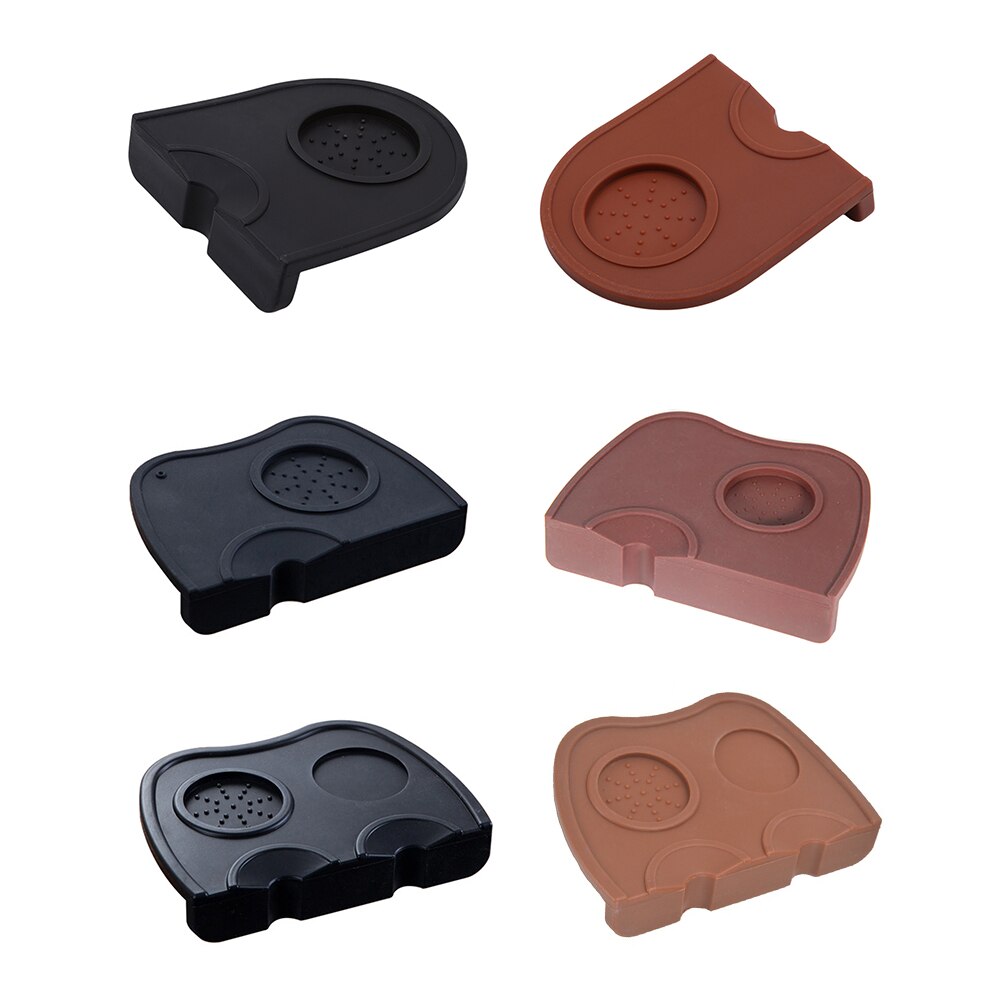Coffee Maker Support Base Rack Silicone Coffee Tamper Mat Espresso Coffee Tamping Holder Anti-Slip Corner-Pad