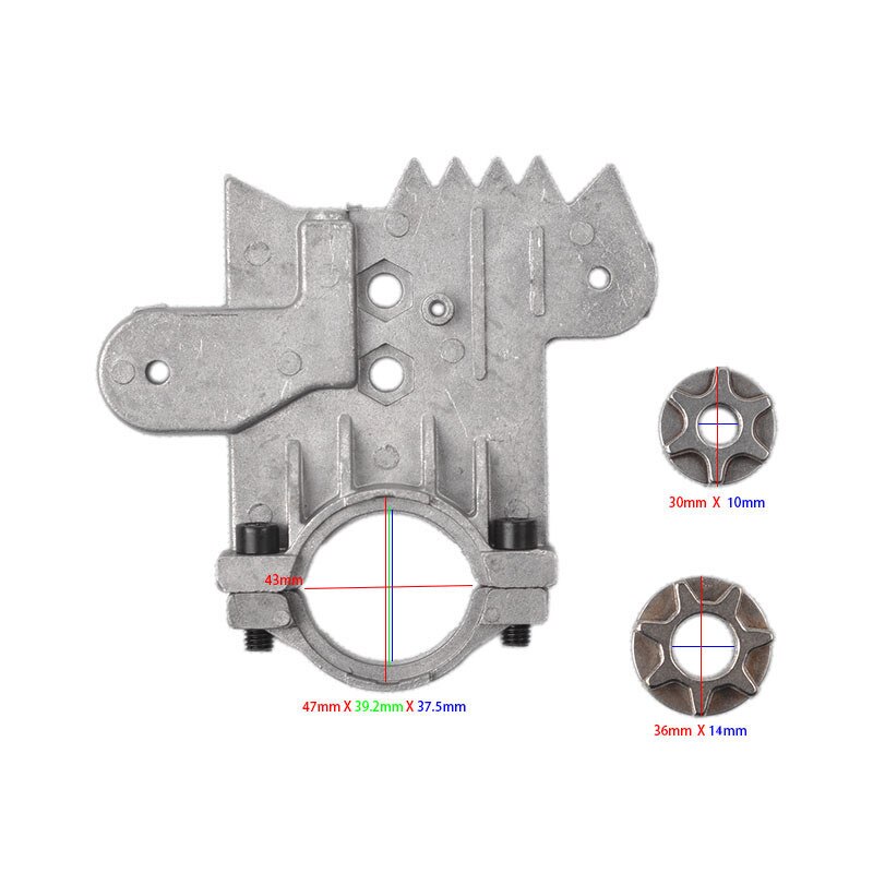 11.5/12 Inch Multifunctionele Elektrische Kettingzaag Adapter Beugel M10/M14/M16 In Kettingzaag Voor 100 125 150 Elektrische Haakse Slijper