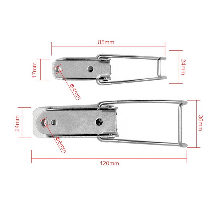 Spring Loaded Toggle Latch Hasp Rustproof Stainless Steel Box Cabinet Lock