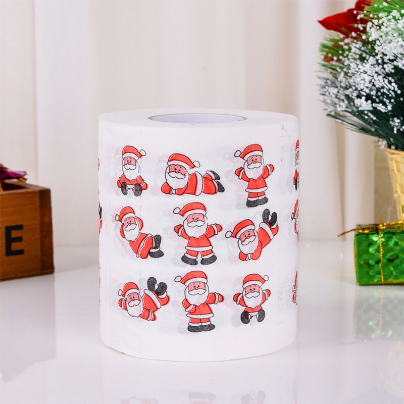 Kerst Patroon Serie Roll Papier Kerst Decoraties Prints Leuke Wc Papier Kerst Decoraties Voor Thuis