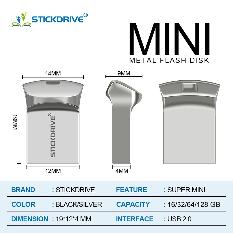 Mini metall usb 2.0-Stock 128 gb 64 gb 32 gb hoch Geschwindigkeit 16 gb 8 gb 4 gb SPEICHER Blitz USB 2,0 Stock kleine u disk