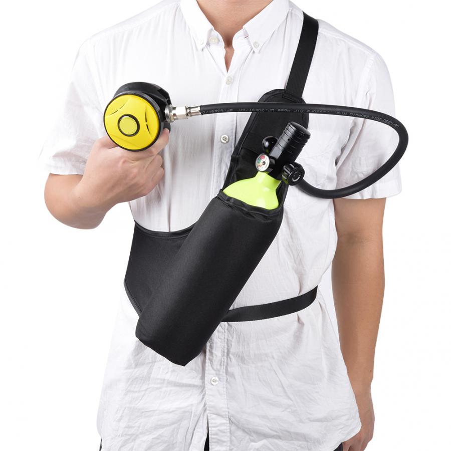 Material Oxygen Bottle Bag Black Diving Scuba Dive Cylinder Tank Shoulder Bags Oxygen Cylinder Bag 40.5x31.5cm