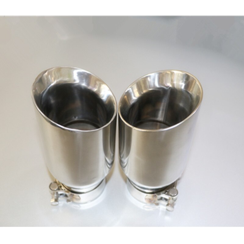 High:Inlet 63mm to Outlet 89mm stainless steel universal Exhaust Tip, Escape car exhaust tip 1 piece