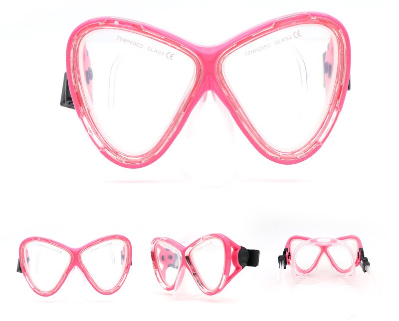 Droge Snorkel Met Verstelbare Houder Duikbril Snorkelen Buis Siliconen Ademen Onderwater Zwemmen Snorkel Voor Volwassen: AM200-Pink