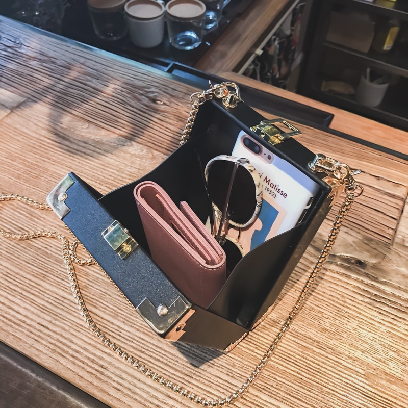 luxe lettre diamant boîte Style Pu femme sac à bandoulière fourre-tout sac à bandoulière Mini Messenger sac de fête pochette sac à main rabat