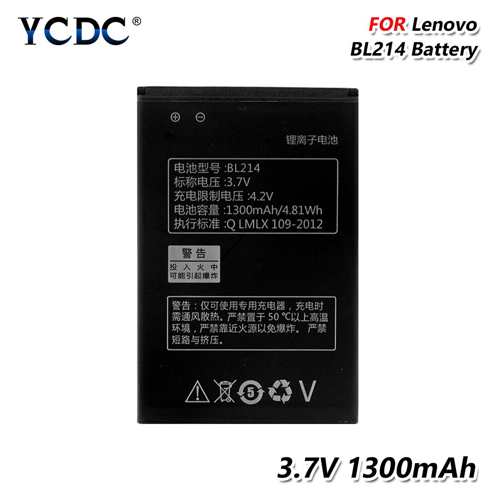 BL214 BL-214 Batterij 1300mAh Voor Lenovo A316 A316I A360E A365E A66 Smart Telefoon slimme telefoon Mobiele Telefoon Batterij Mobiele: Default Title