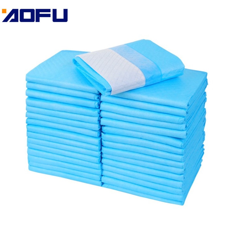 100 Pcs 33 X 45cm Poop Scooper Diaper Changing Mat Pad Paper for Absorbent Waterproof Disposable Cleaning Supplies Dog Toilet