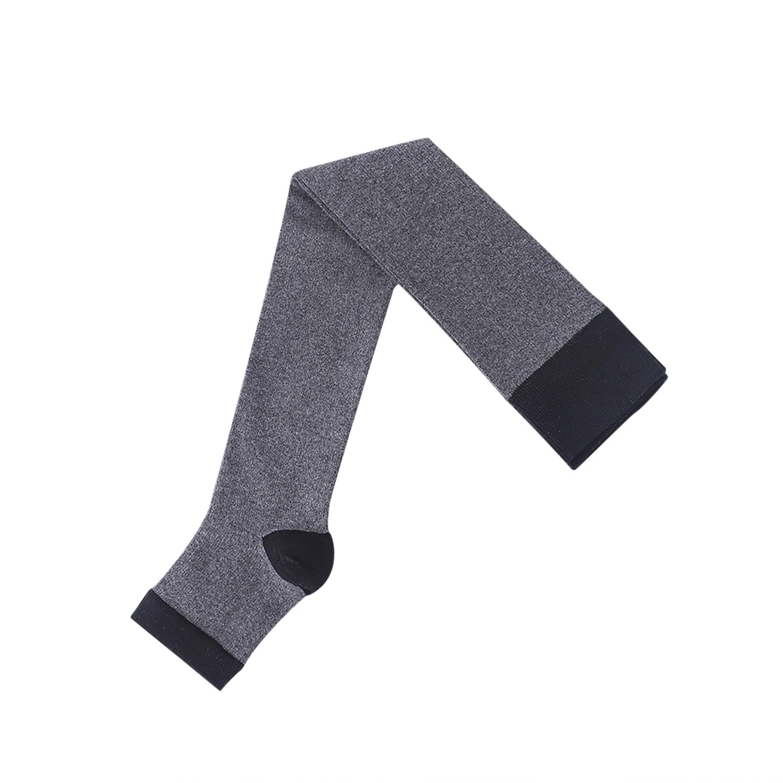 Leg Warmers Knee Women Winter Wool Ball Knitted Foot Cover Knitted Long Women Long Warm Thigh High Autumn Winter Leg Warmer: Gray