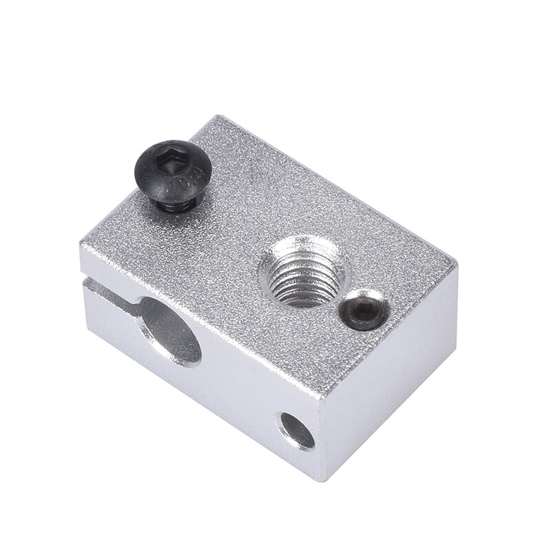 3D printer V6 Heating Aluminum Block +HT-NTC100K Thermistor +3pcs e3d nozzle+12V/24V 50W Heating Tube for V6 J-head Hotend
