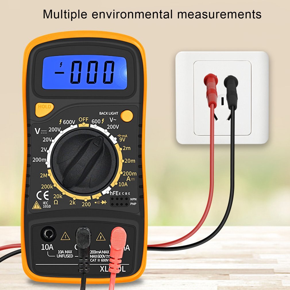 Portable High-precision Digital Display Universal Multi-function Meter With Backlight Electrician Multi-function Meter