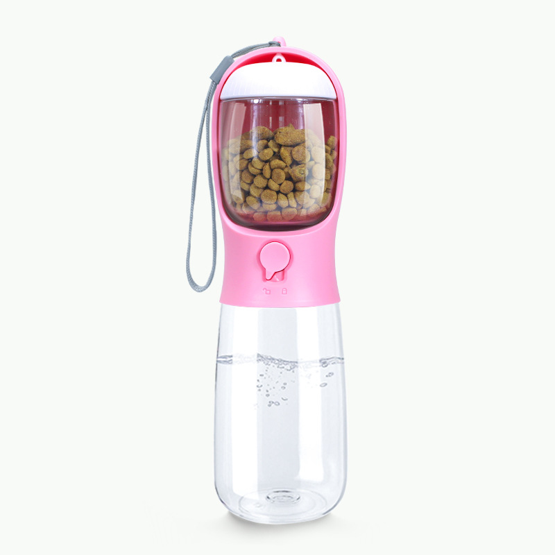 Bouteille d'eau Portable pour chiens, bouteille de boisson pour chiots, abreuvoir de voyage pour animaux de compagnie, bol étanche pour chien, conteneurs alimentaires, accessoires pour chiens: Bourgogne