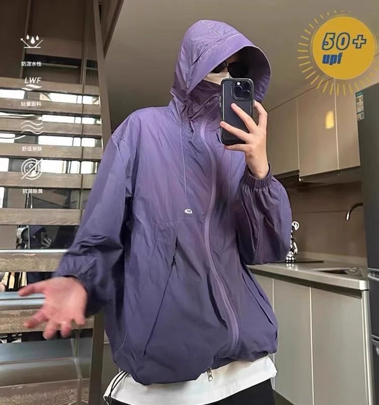 Verão nova moda feminina jaqueta praia fina protetor solar casaco de proteção uv 2023 feminino manga longa com capuz jaquetas outerwear topos: XXL / CINZA