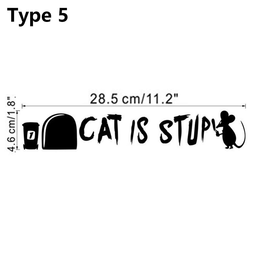 1pc grappige verwijderbare cartoon muizengat muurstickers zwarte muizen patroon diy plint sticker trap muurschildering kamerhoek ornament: 5