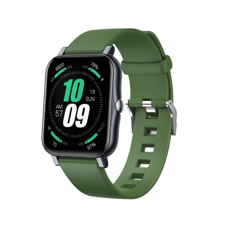 S80 Clever Uhr Männer Voller berühren Fitness Tracker IP67 Wasserdichte Frauen Smartwatch Für IOS Android: Grün