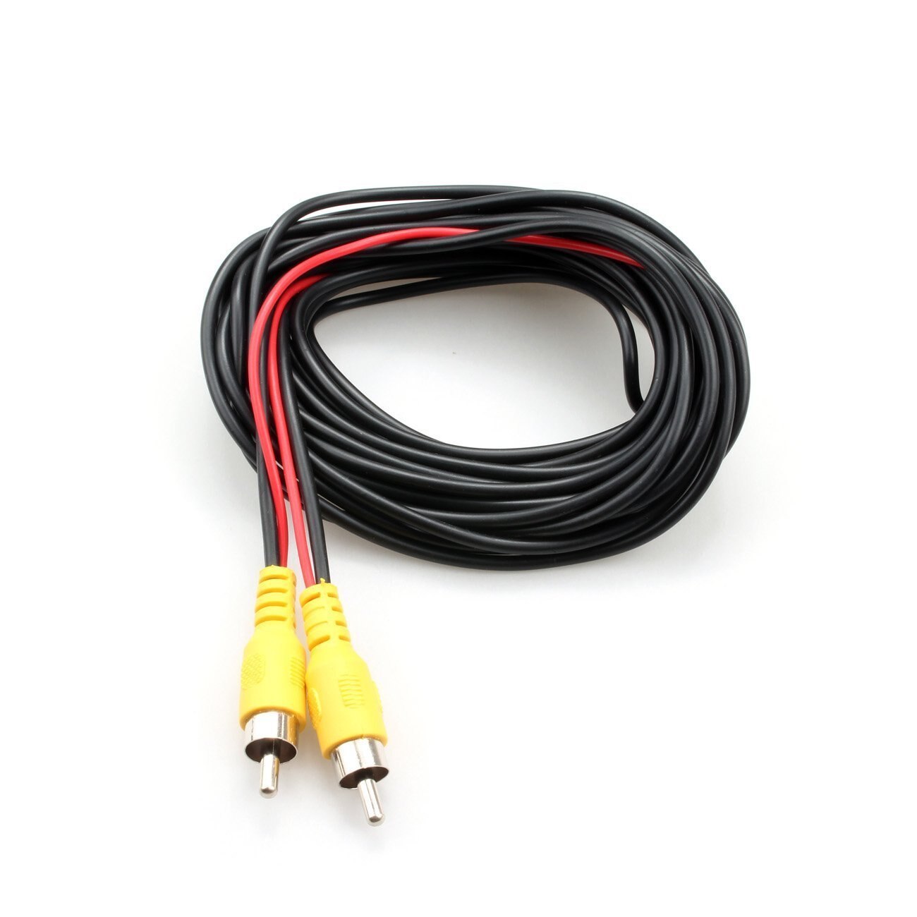 Av kabel universal auto rca av kabel ledningssele til bil bakkamera kamera parkering 6m videoforlængerkabel