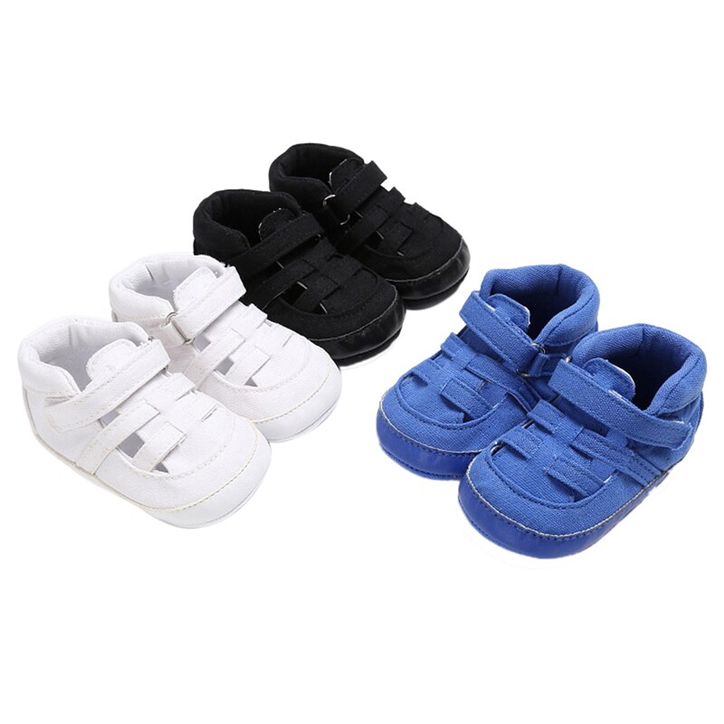 Trend baby dreng piger fritidssko lukket tå sandaler blød sål til småbørn gå høj top ankel kanvas støvle fodtøj