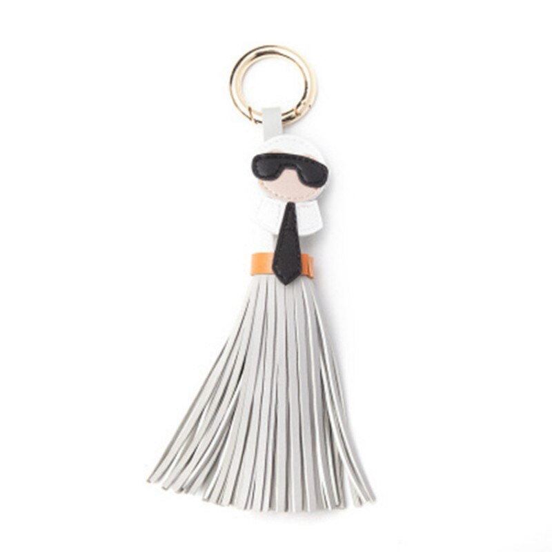 Sleutelhanger prachtige pu lederen kwastjes sleutelhangers dames tas bedel hanger sieraden
