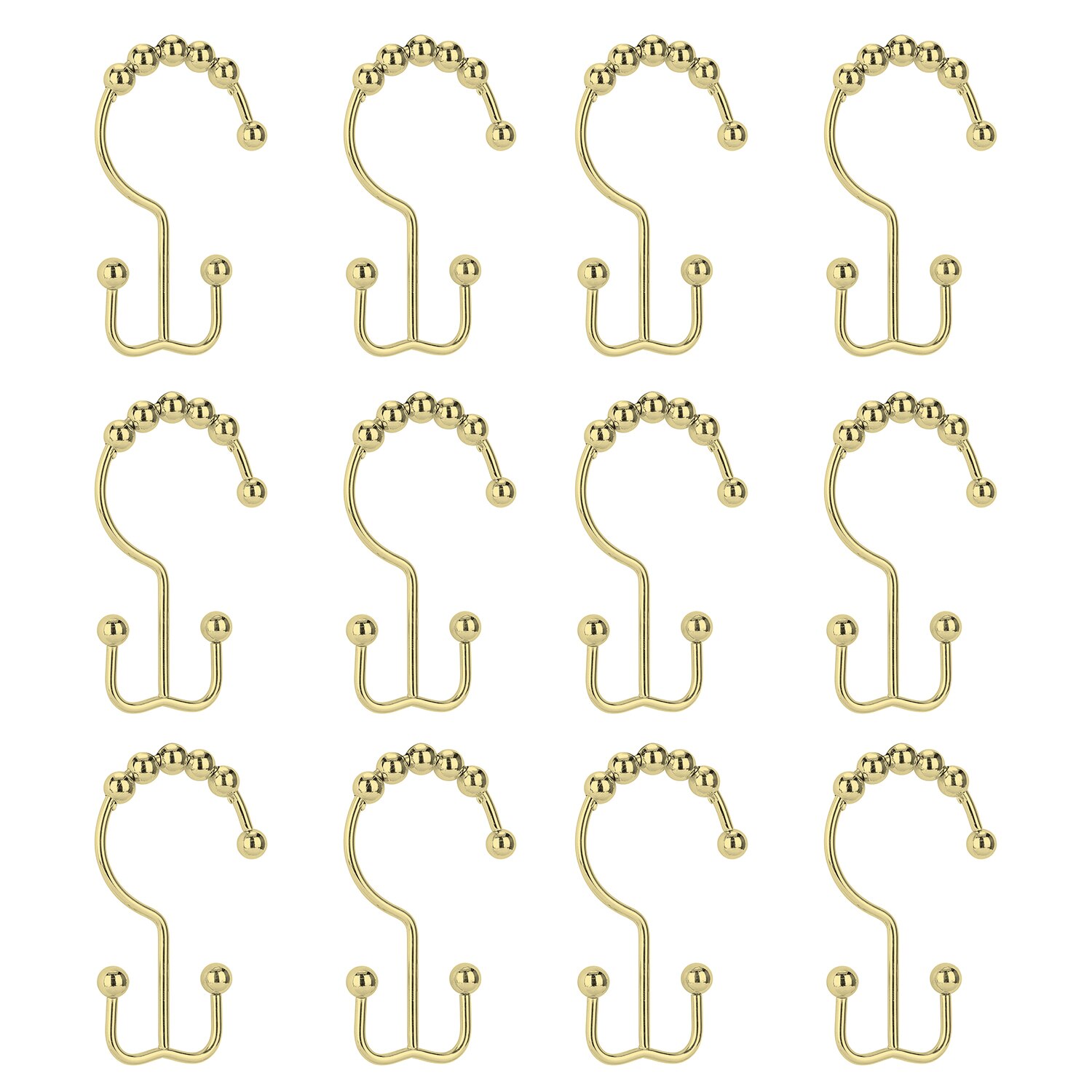 Douchegordijn Haak 12 Stuks Rvs Douche Gordijn Dub... Grandado