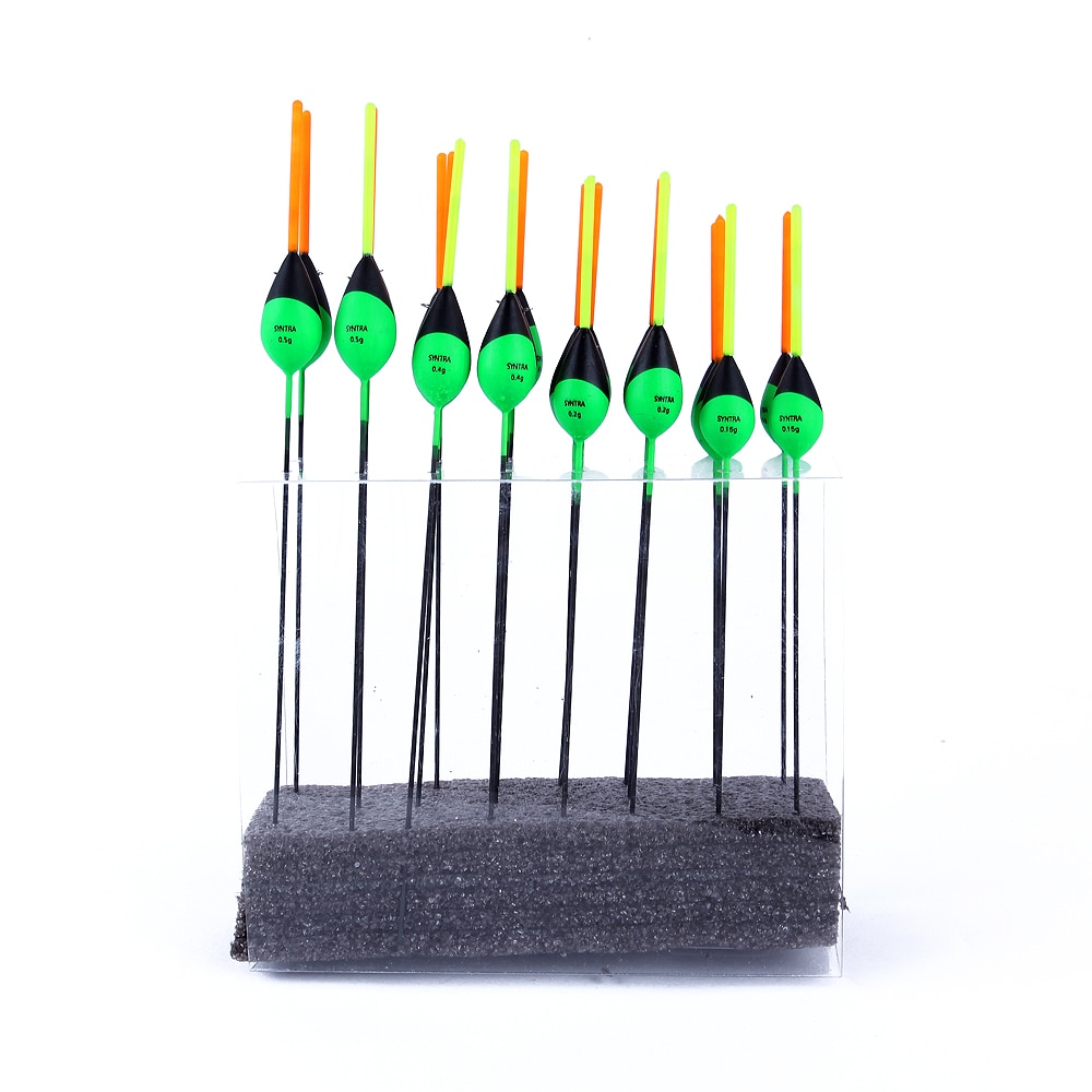 VIS KONING Vissen Vlotter Wood betonning marine 100 stk/set Dobbers For a Vissen Flotteur de Peche Karpervissen Accessoires Pesca
