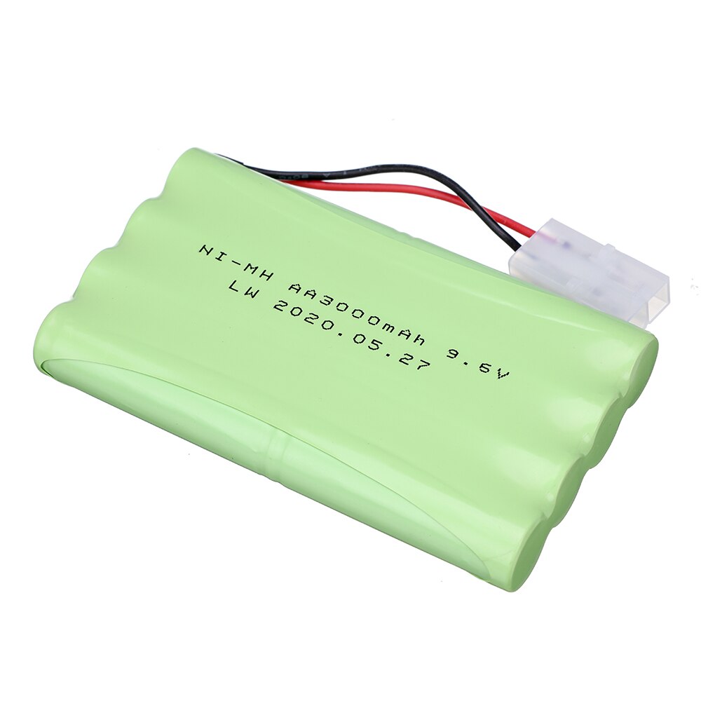 9.6 V Ni-Mh Batterij Voor Rc Speelgoed Elektrische Speelgoed Veiligheid Faciliteiten Elektrische Speelgoed Aa 9.6 V 3000 Mah Oplaadbare Batterij tamiya Plug