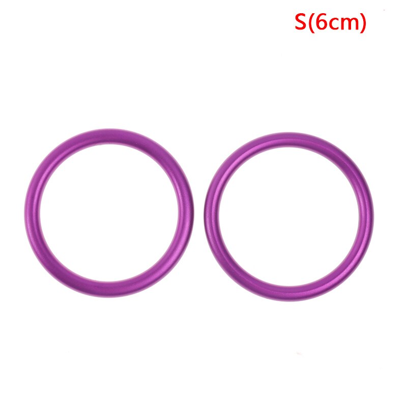 2 kpl/setti kantoreppuja alumiiniset kantohihnat rintareppuihin &amp; hihnat kantolaukut tarvikkeet 3 kokoa: Violetti / 8.5cm