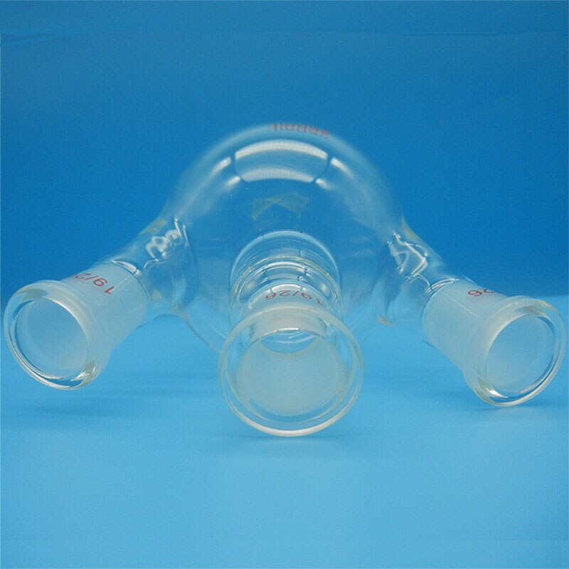 250ml Laboratory round bottom three necks glass Flask