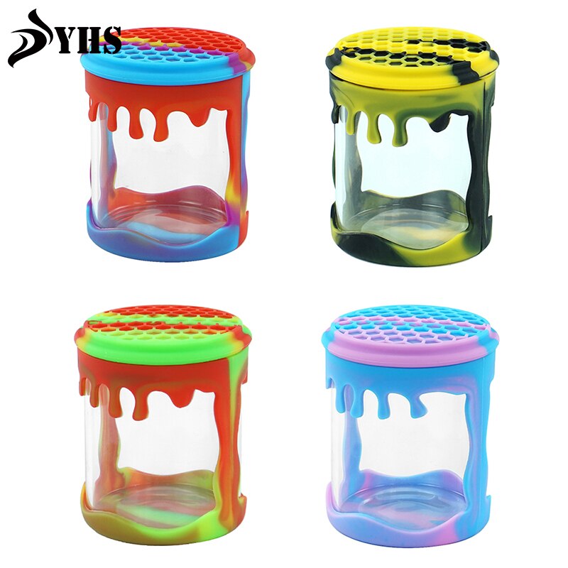 Pot de bouteille de stockage en forme d'abeille pots de cire en Silicone antiadhésifs écologiques pots d'huile essentielle faciles à utiliser et à nettoyer