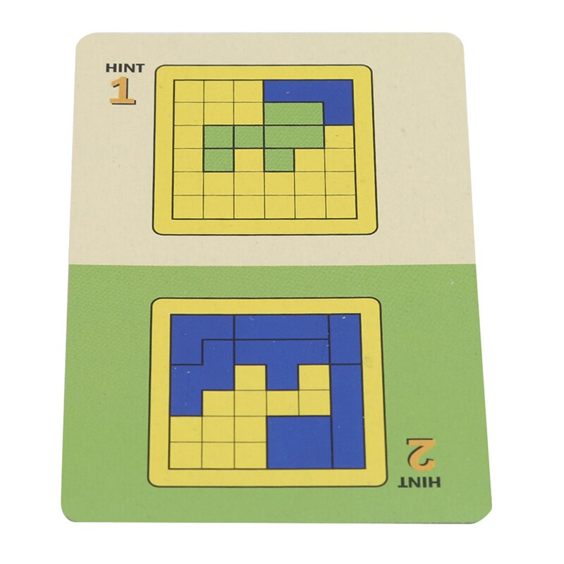 1 sæt træ sort puslespil tetris pass spil børnehave uddannelse oplysning pædagogisk legetøj 2-6 år gammel