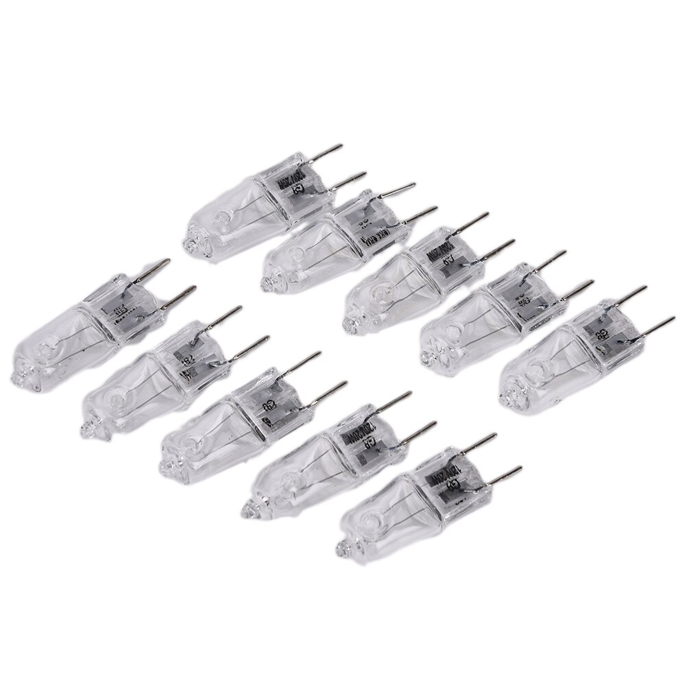 10Pcs 120V 20W G8 Halogeenlampen Transparant Verlichting Lamp Volt G8 Pin Halogeen Lampen