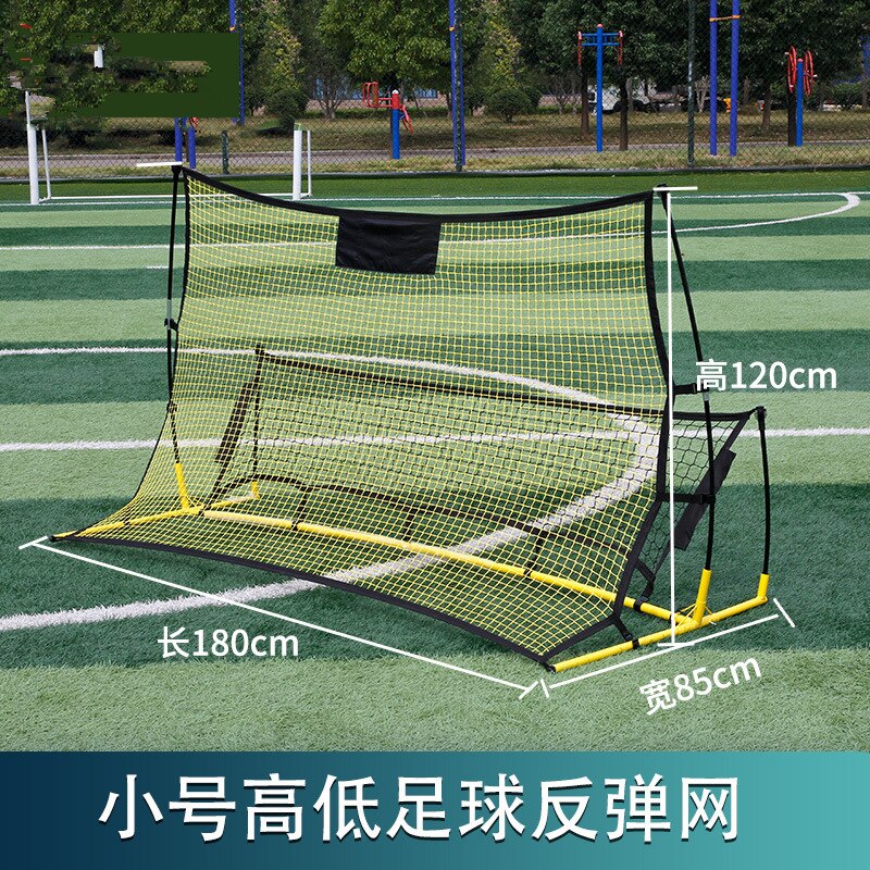 Quickster Soccer Trainer Portable Soccer Rebounder Net for Volley Passing and Solo Training Outdoor 1.8/2.1m Football Net: 1.8m