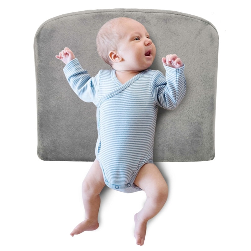 Comfortable Baby Pillow Head Shaping Memory Foam Pillow Improve Sleep Position Newborn Wedge Pillow for Relief and Acid Reflux