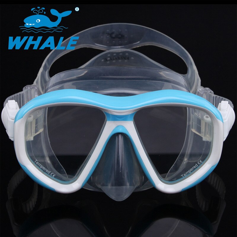 WHALE Diving Mask - Tempered Glass Lens - Silicone Strap & Gasket - Scuba & Spearfishing Gear: Diving Masks 4