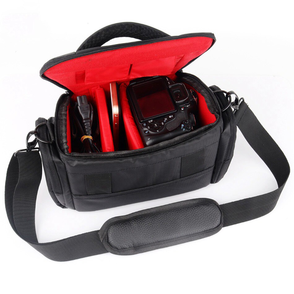 Waterdichte DSLR Camera Bag Case Voor Canon Camera Nikon Case Sony alpha A7 Fujifilm Olympus Pentax Panasonic Schouder Foto Tas