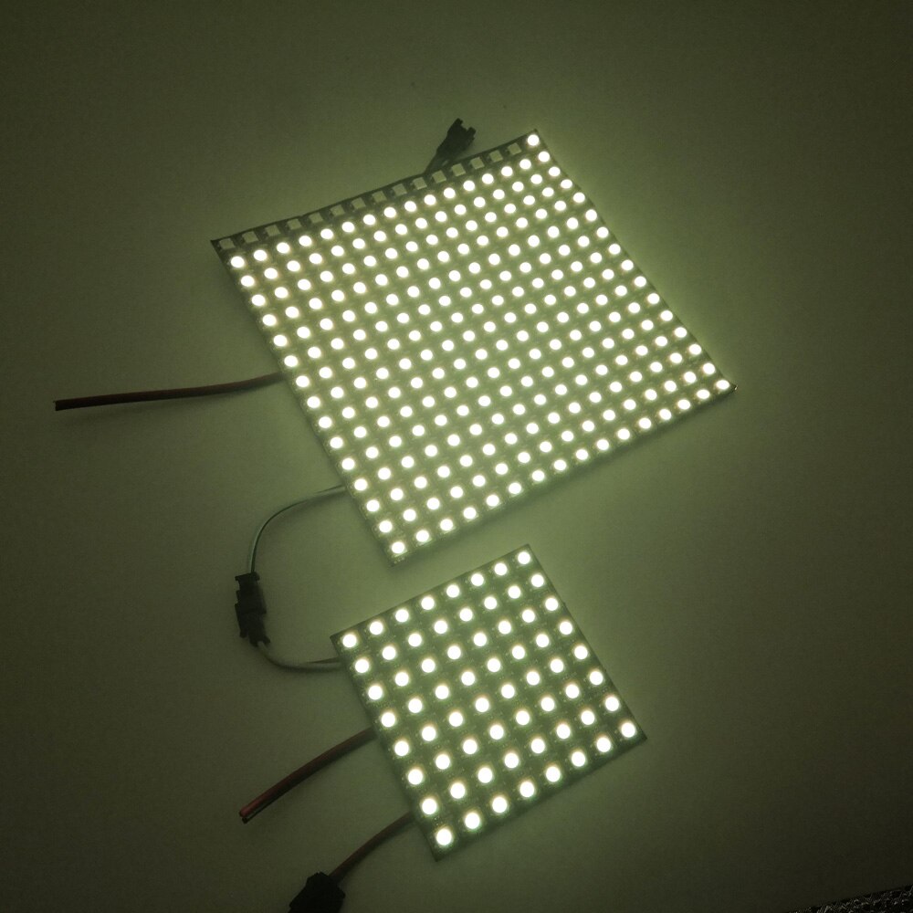 WS2812B Module Matrix Screen WS2812 RGB LED Digital Flexible Individually Addressable Panel Light WS2812 8x8 16x16 8x32 DC5V