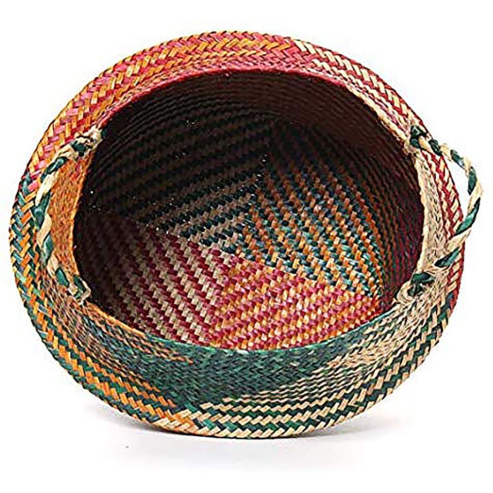 Panier de rangement pliable en paille éolienne pastorale, pour salon, décoration de jardin, Portable, pour plantes
