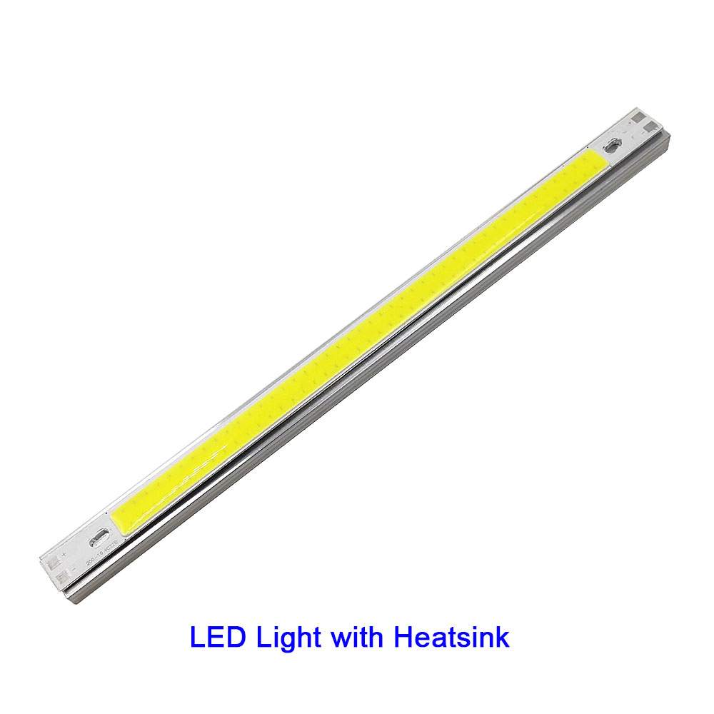 Fjernstyrt led-barlys, dimbar cob led-lampe, 200mm cob-stripe med dimmer, 12v 220v 10v led-belysning for diy-dekor, bilpærer