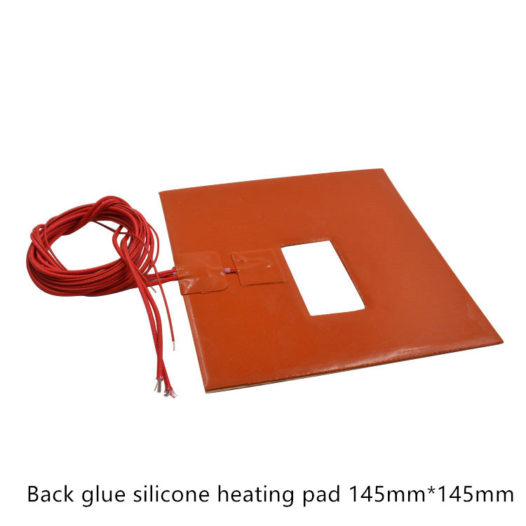 Varmelegeme til silikoneopvarmning 145 mmx 145mm til 3d printervarmesenge