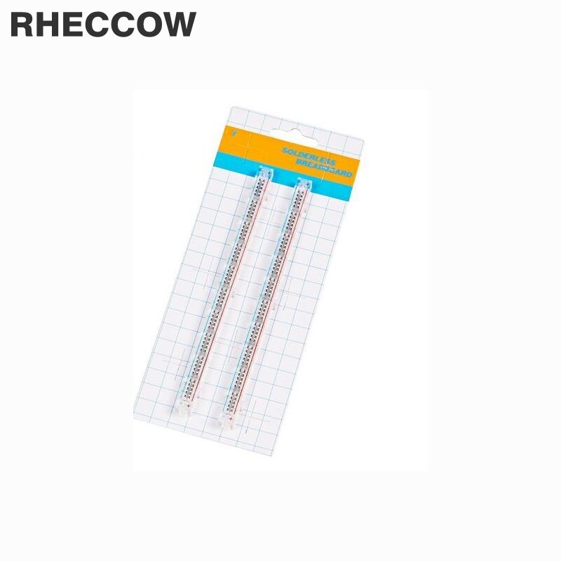 RHECCOW 10 stks/partij Test Breadboard 200 Punt 17.4*1*0.85 cm Solderless PCB Broodplank en Tie-punten Experiment Protoboard
