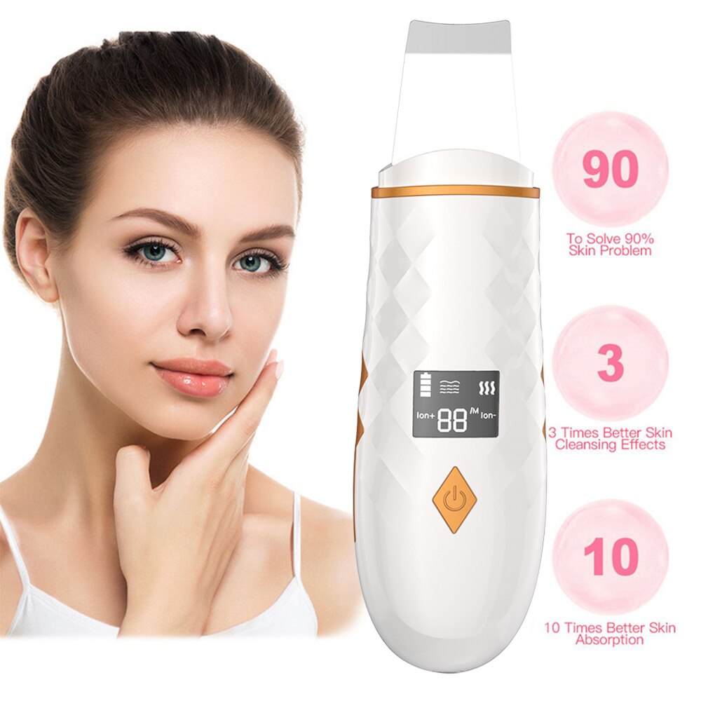 Deep Face Cleaning Skin Scrubber Facial Pore Cleaner Remove Dirt Blackhead Reduce Wrinkles Facial Lifting Beauty Instrument