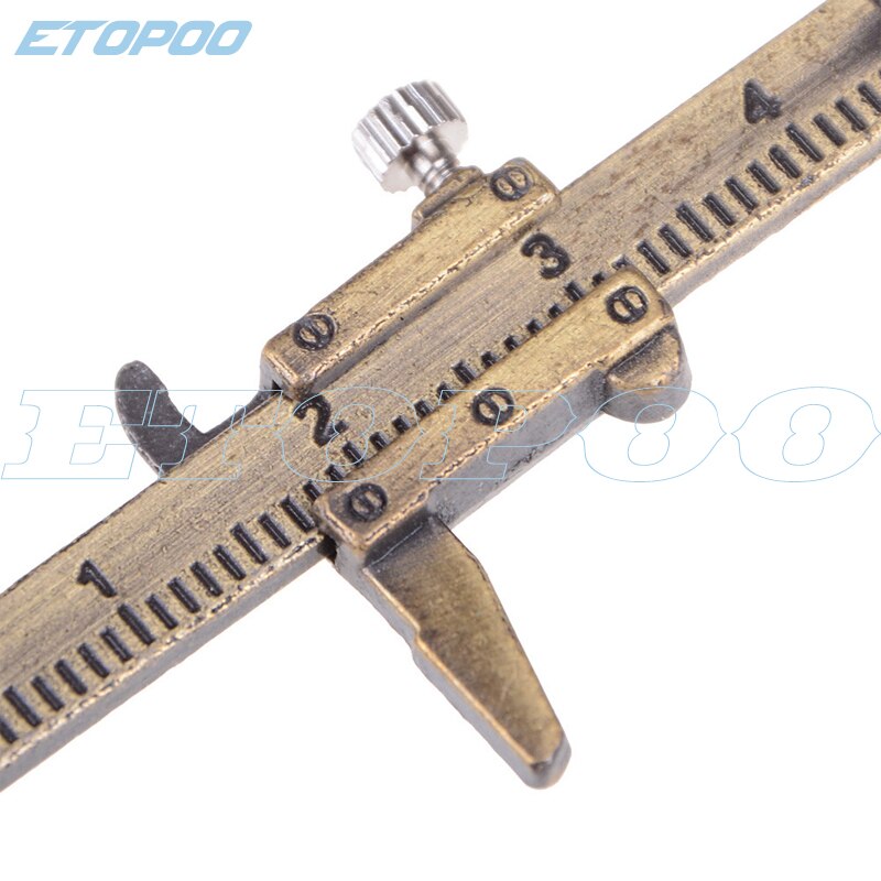 Mini Schuifmaat Meting Model Meten Zinklegering Stijlvolle Zilveren Sleutelhanger Voor Houtbewerking Gereedschap