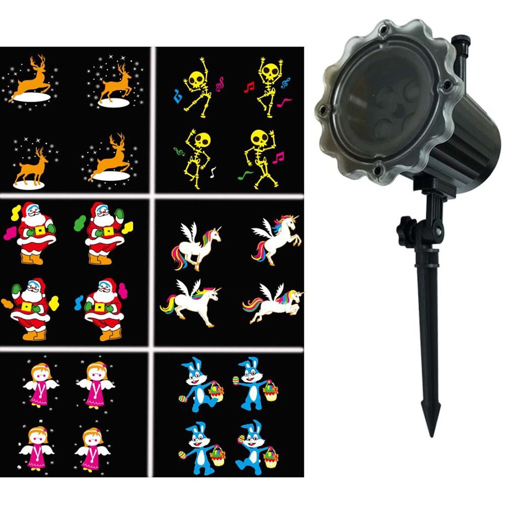 LED Animated Projector Lights Wireless Remote Control Movie Show for Christmas Halloween Party Year