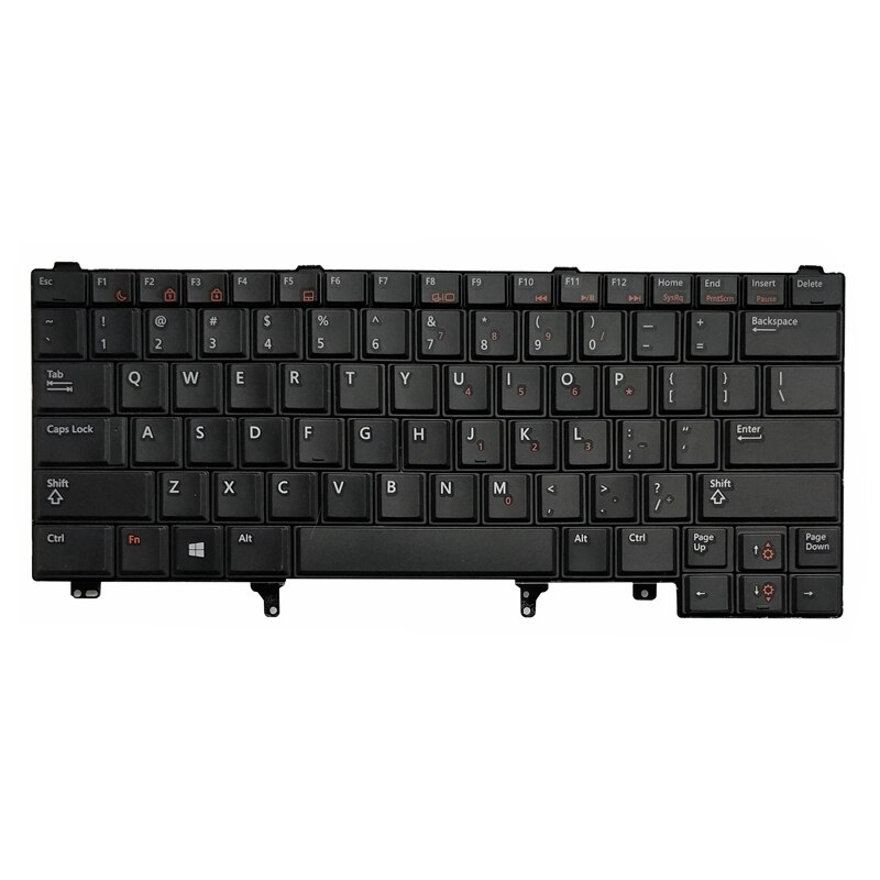 Yaluzu Us Keyboard Voor Dell Latitude E5420 E5430 E6320 E6330 E6430 Engels Zonder Punt Stick