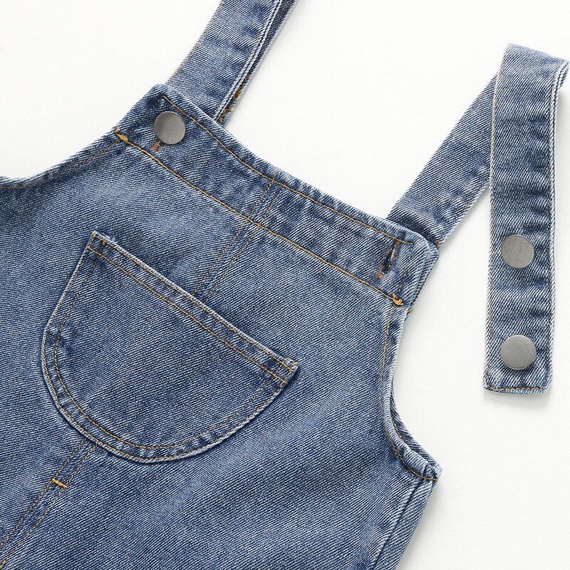 Baby Denim Overalls En Najaar Baby Mode Broek Jongens Leuke Broek Lente Koreaanse Versie Van De Kinderkleding