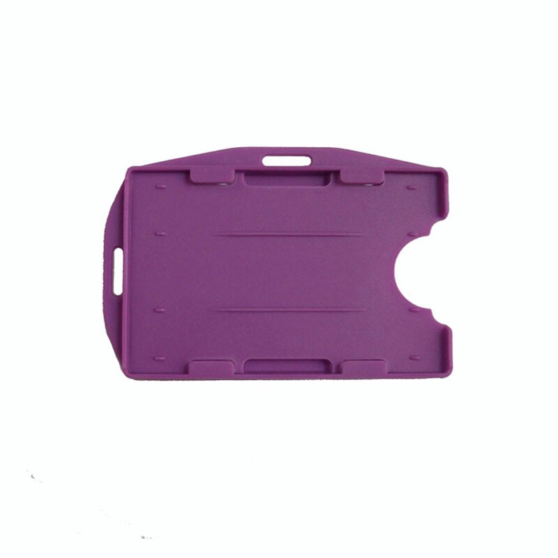 Pp Plastic Id Identification Card Holder Both Sides Of The Card Horizontal And Vertical Bidirectional Dual-Purpose Card Housin: 07